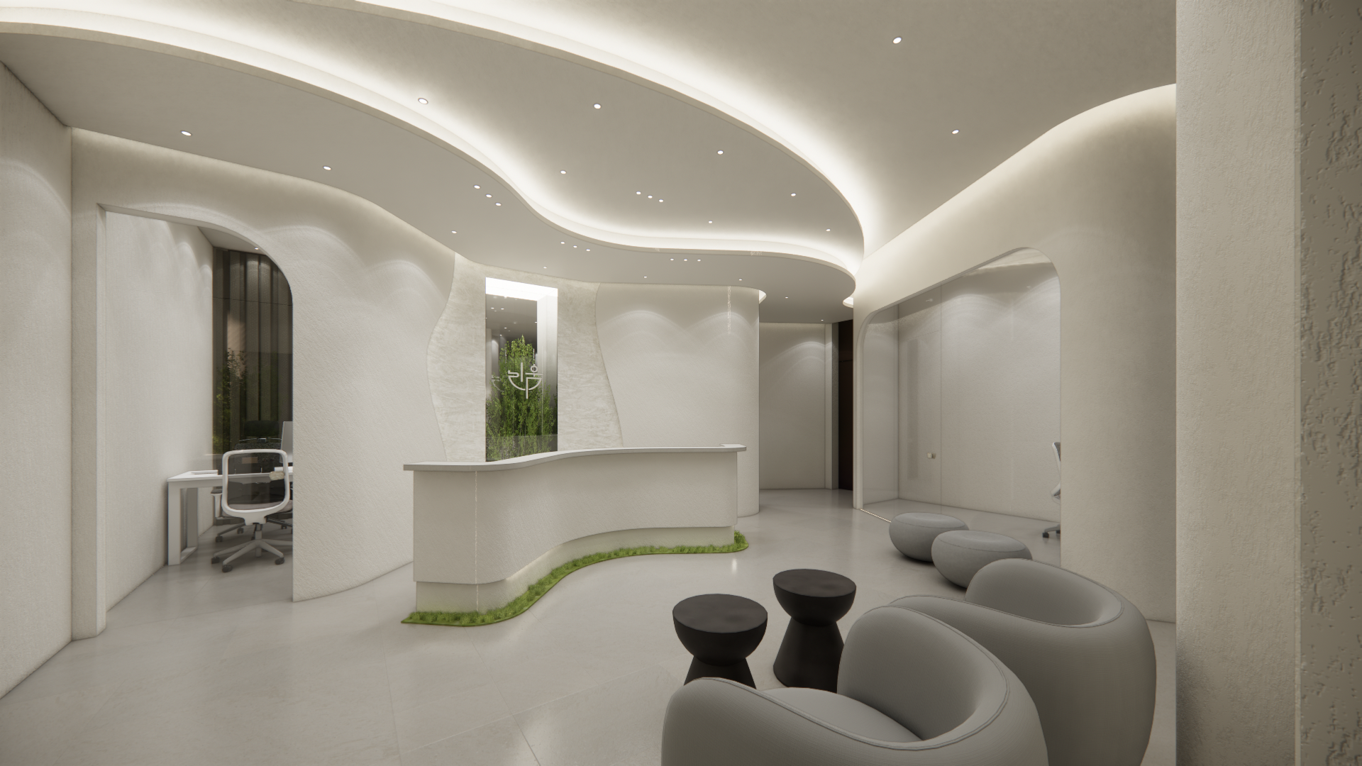 리움한방병원 로비